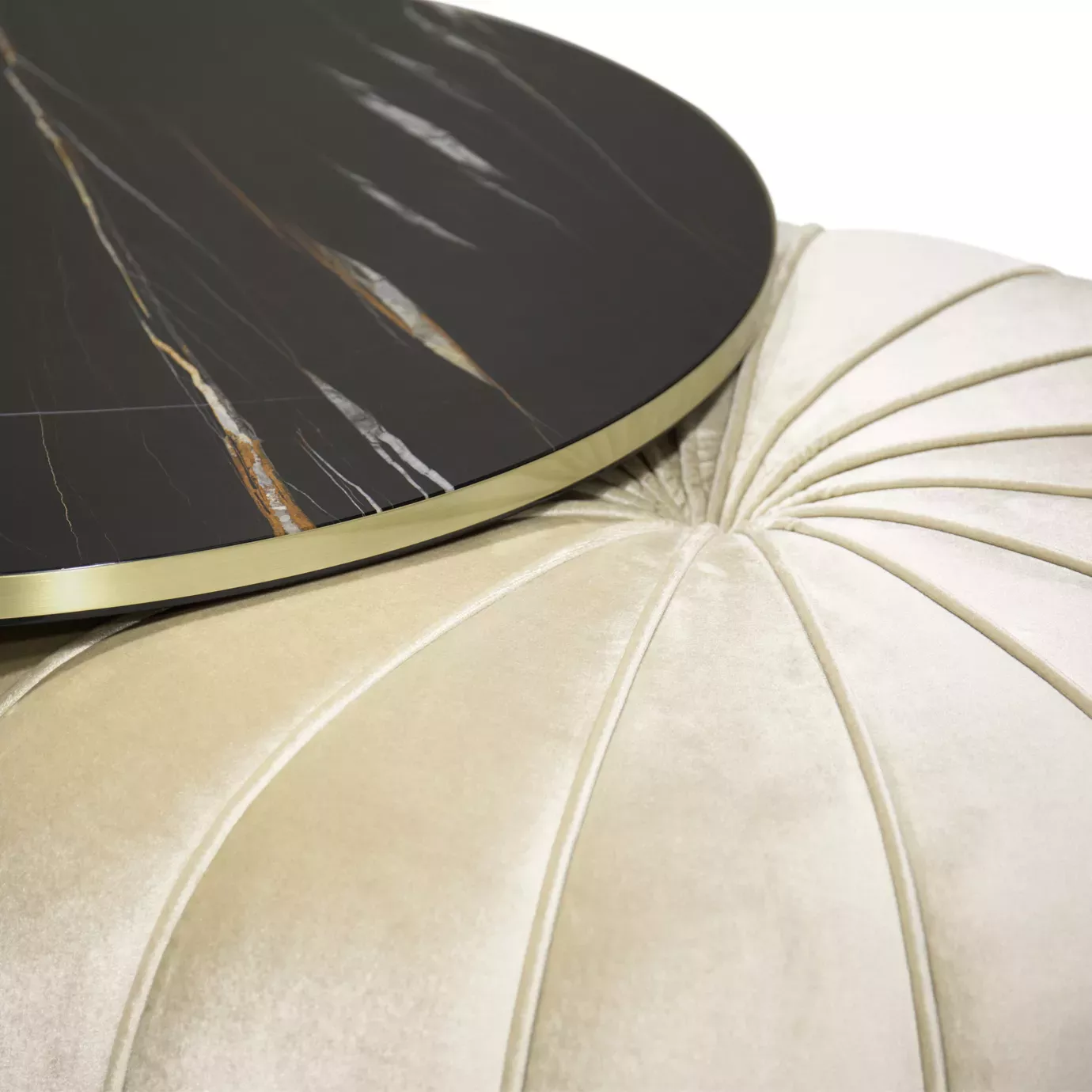 Enlace Sahara Noir Marble Coffee Table