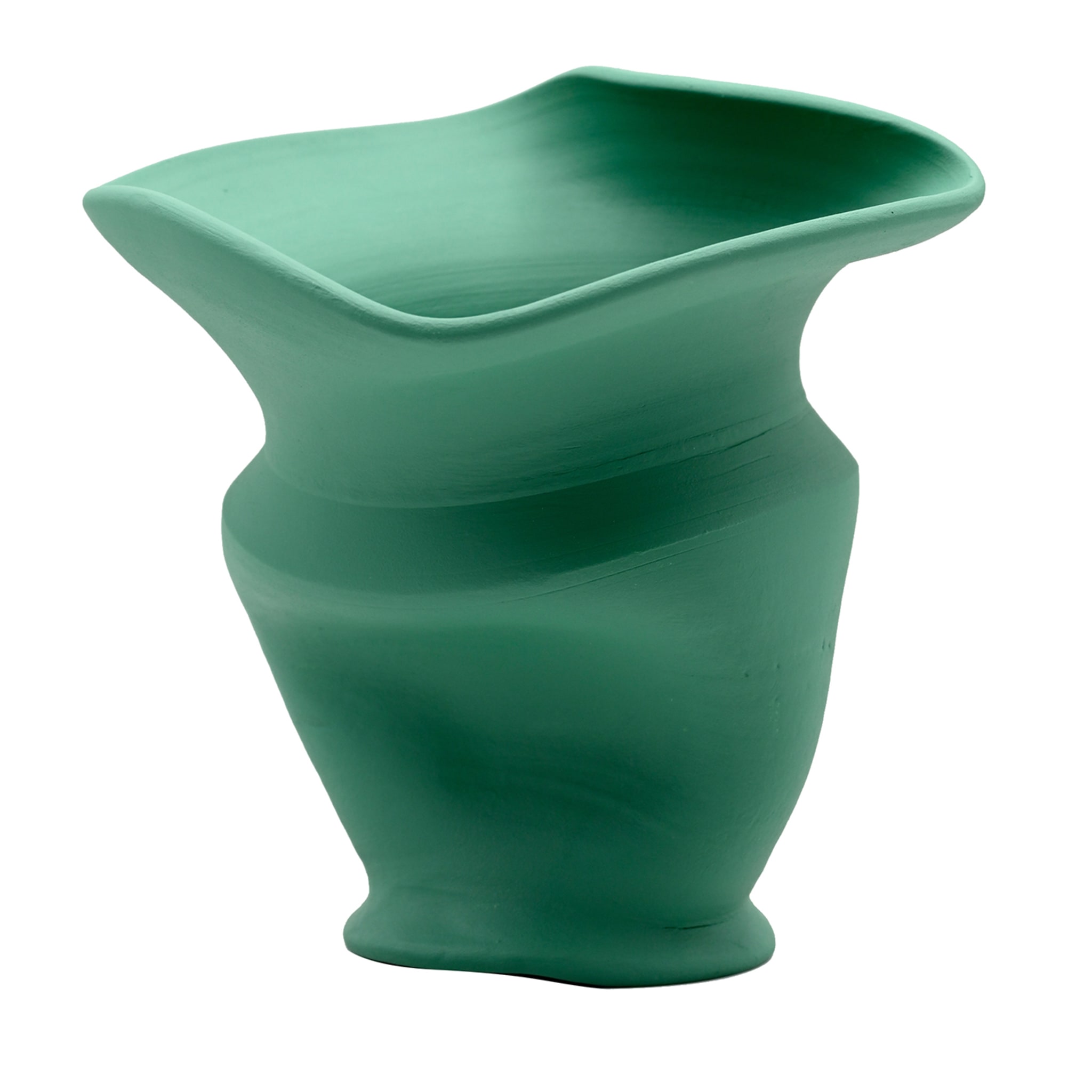 Green Hand Sculptured Vase