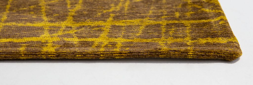 Gradient Gold Jacquard Rug ☞ Size: 5' 7" x 8' (170 x 240 cm)