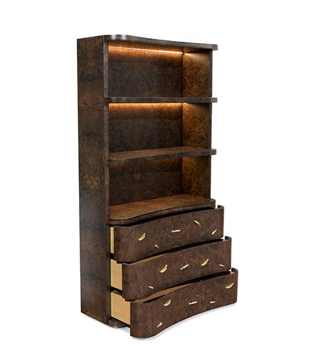 Designer Wood Bookcase
