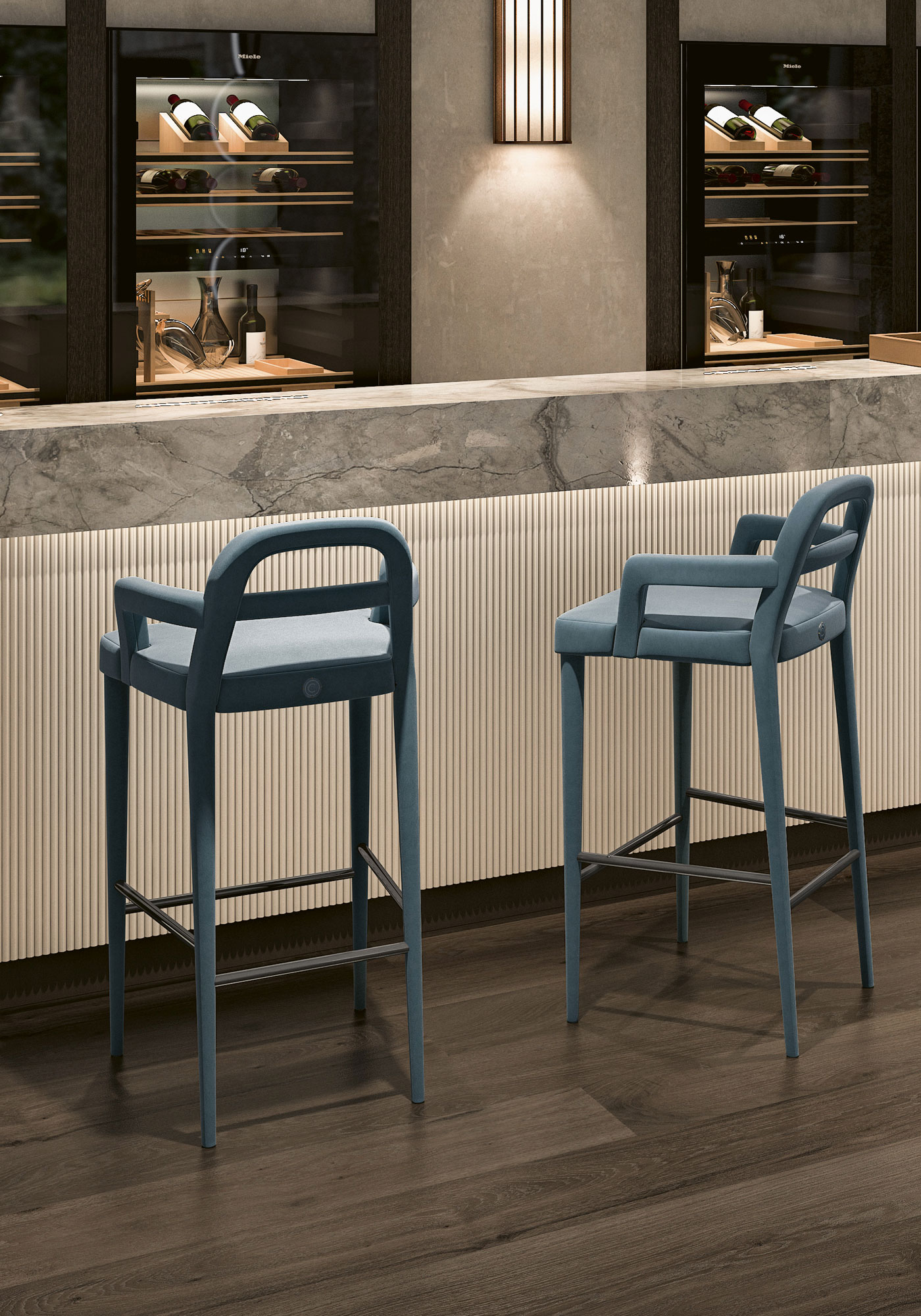 Upholstered Bar Stool