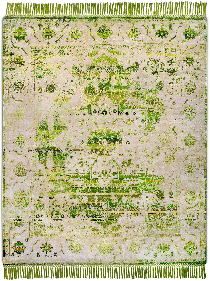 Eco Green Hand Woven Rug