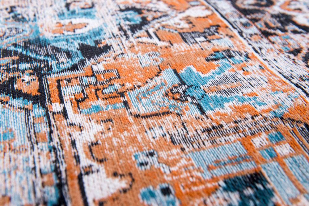 Flatwoven Vintage Orange Rug