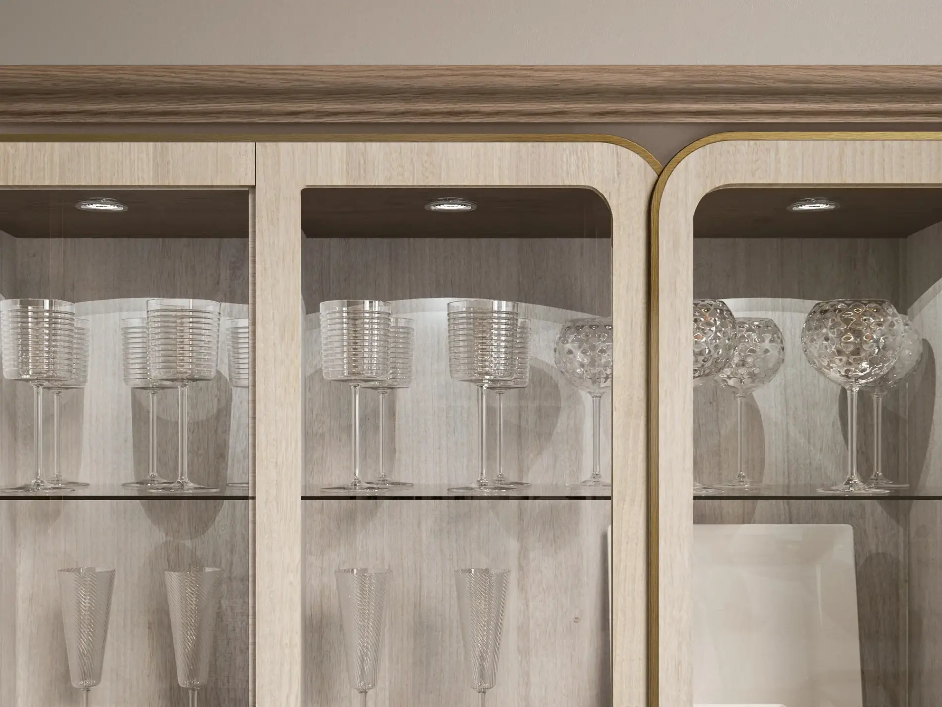 Italian 4-Door Cabinet