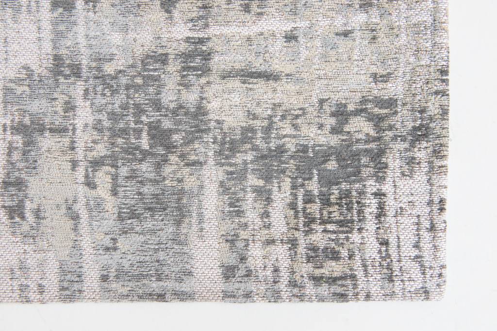 Abstract Grey Jacquard Rug