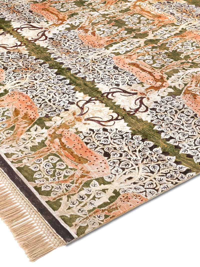 Deer Luxury Handmade Rug