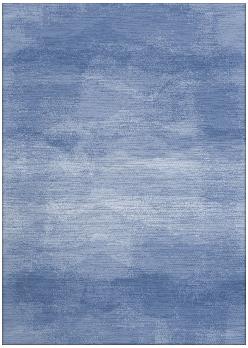 Blue Waves Flatwoven Rug | Size: 3' 11