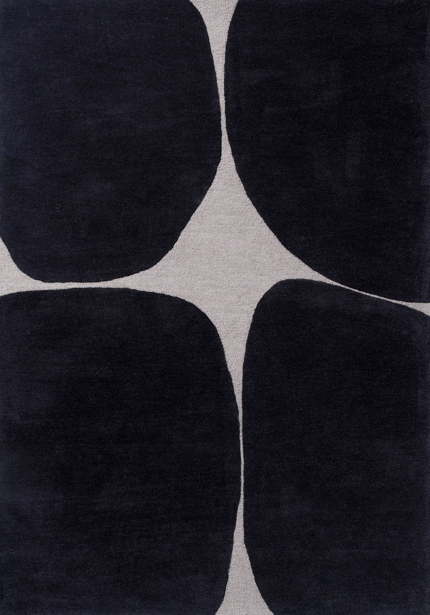 Decor Bruta Off-Black Handwoven Rug