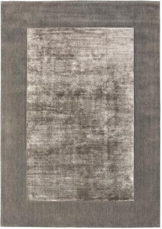 Border Tortora Hand-Woven Rug | Size: 6' 7