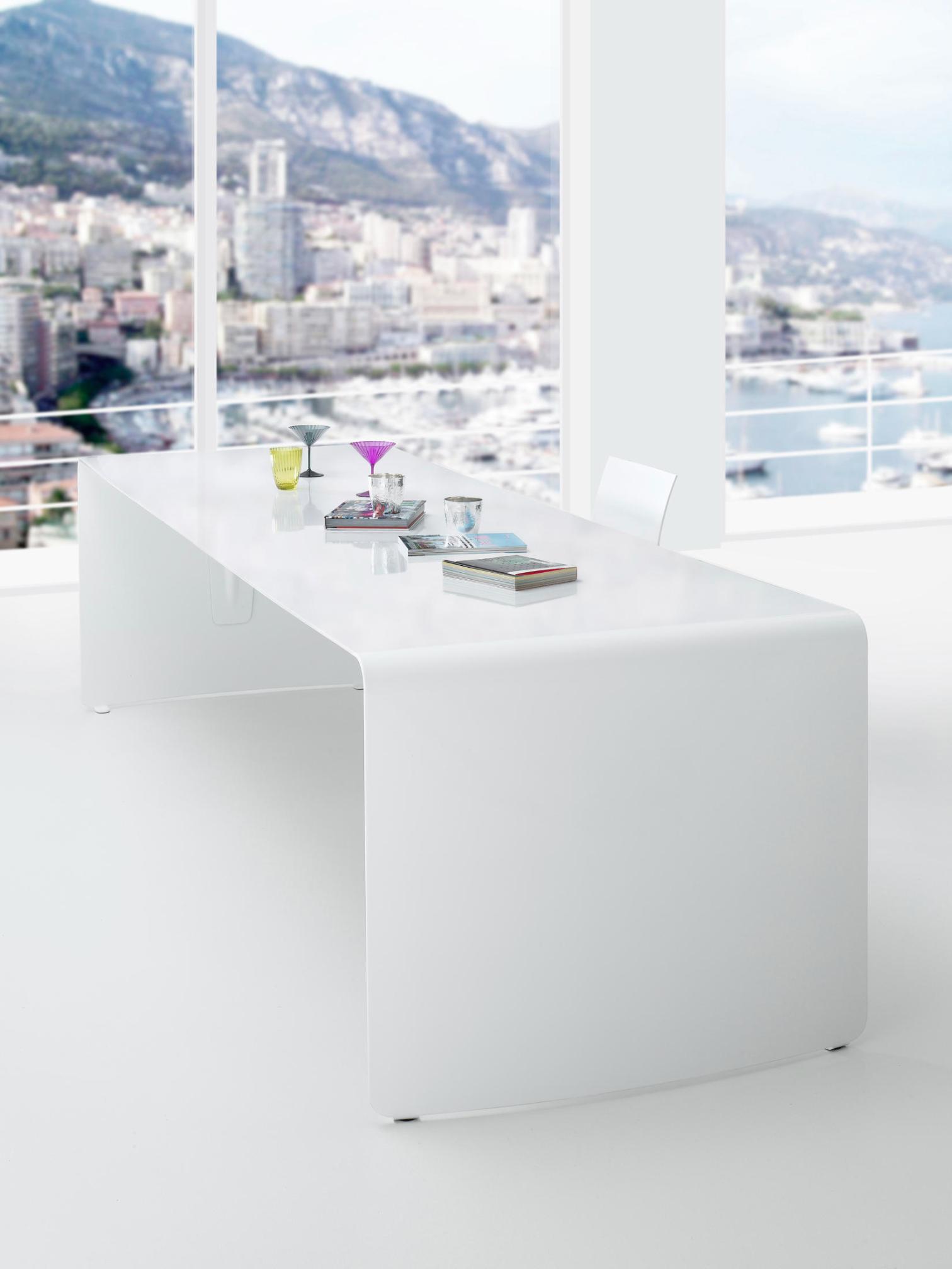 La Grande Italian Table | Colour: Matt Painted White X053 | Dimensions: 90 x 360 cm