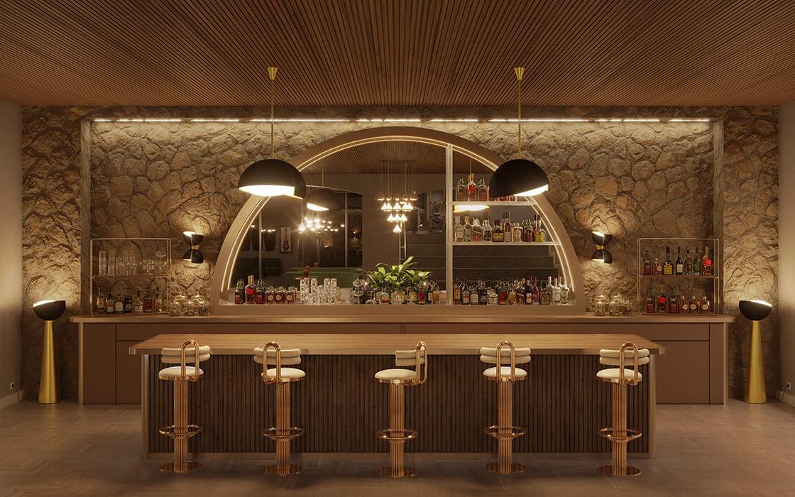 Keira Demilune Bar Stool