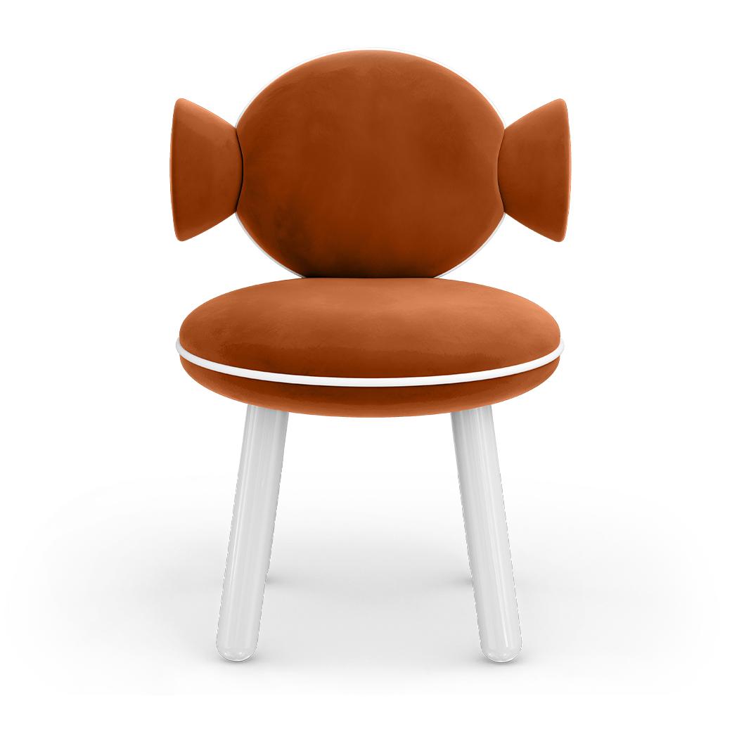 Lollipop Red Puff Chair