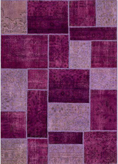 Turkish Overdyed Patchwork Sitap Rug