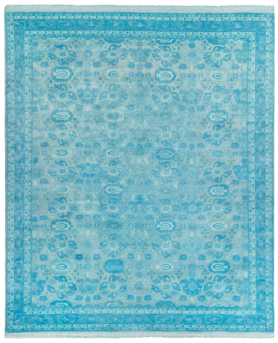 Bidjar Hand-knotted Aqua Rug