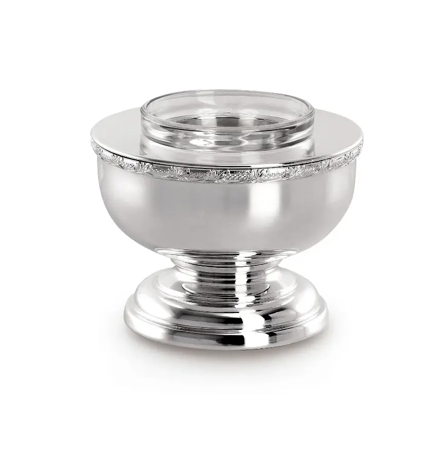 Silver-Plated Personal Caviar Holder