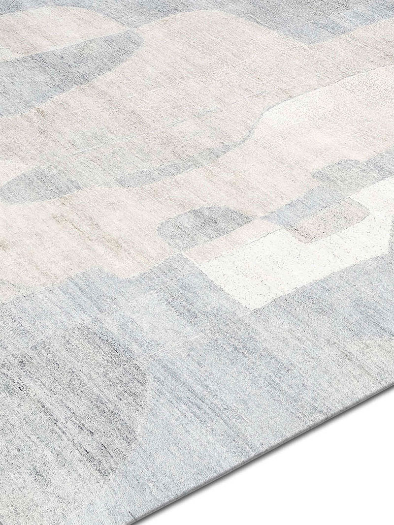 Snow Silver Hand Woven Rug