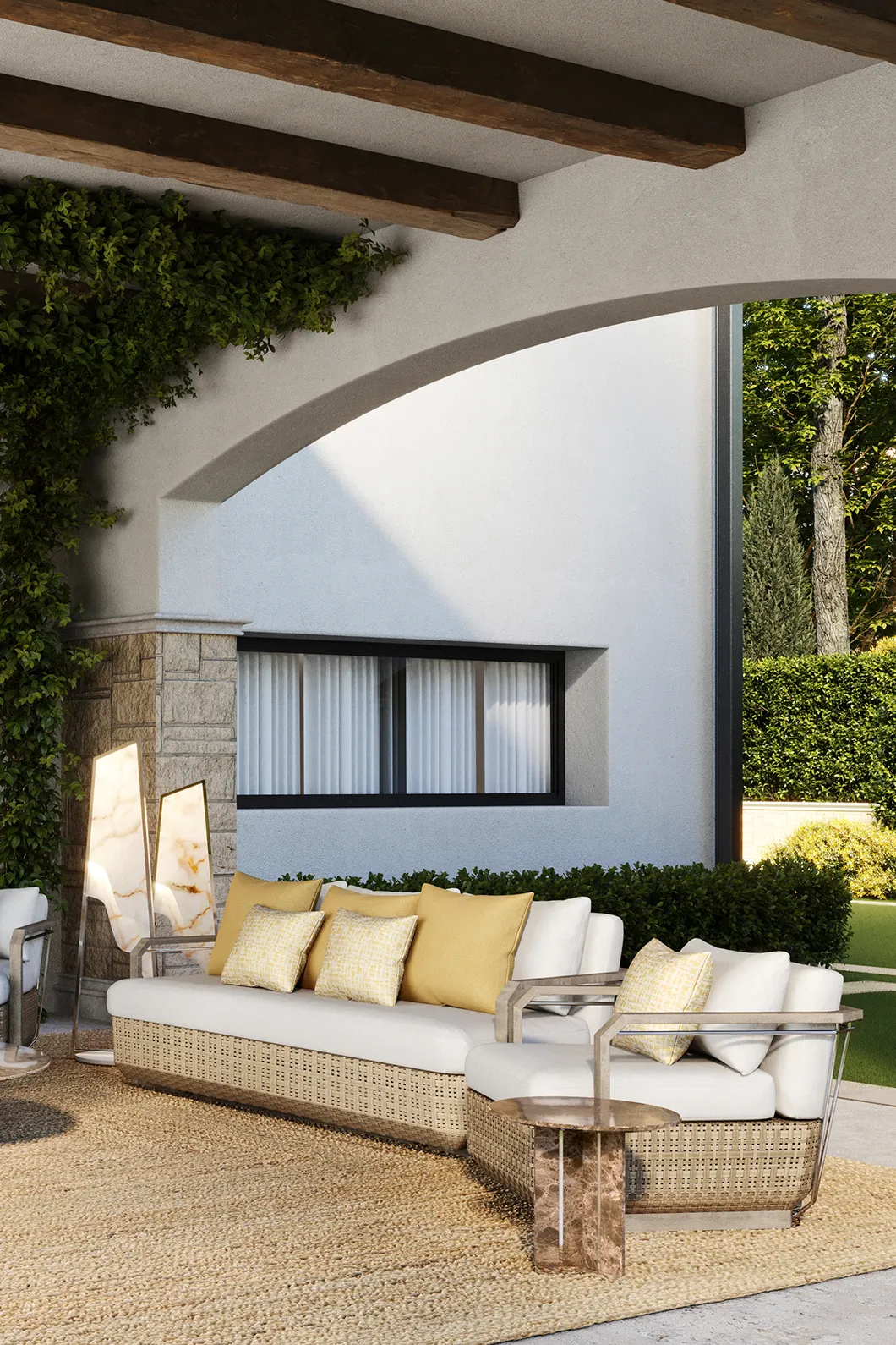 Grand Aura Outdoor Floor Lamp - 1