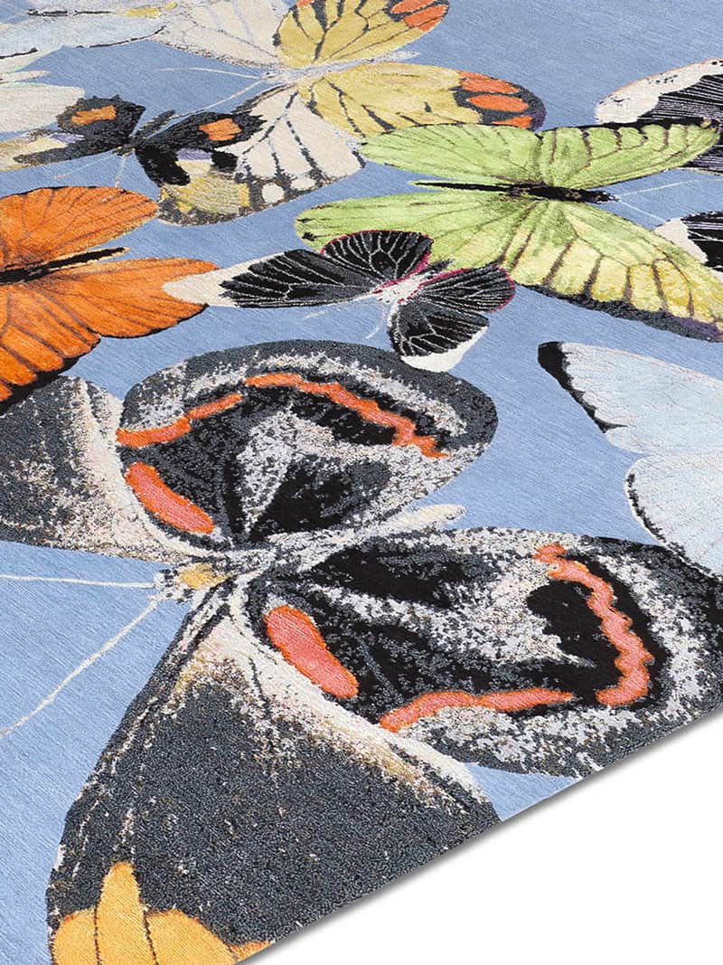 Butterfly Luxury Handmade Rug