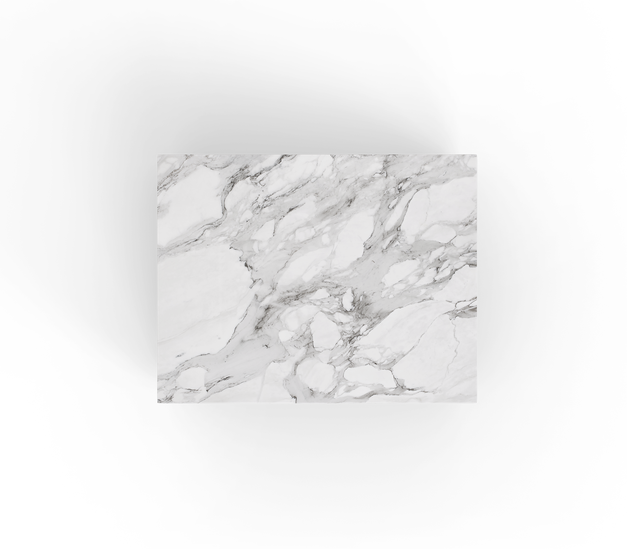 Boulder Carrara Marble Table