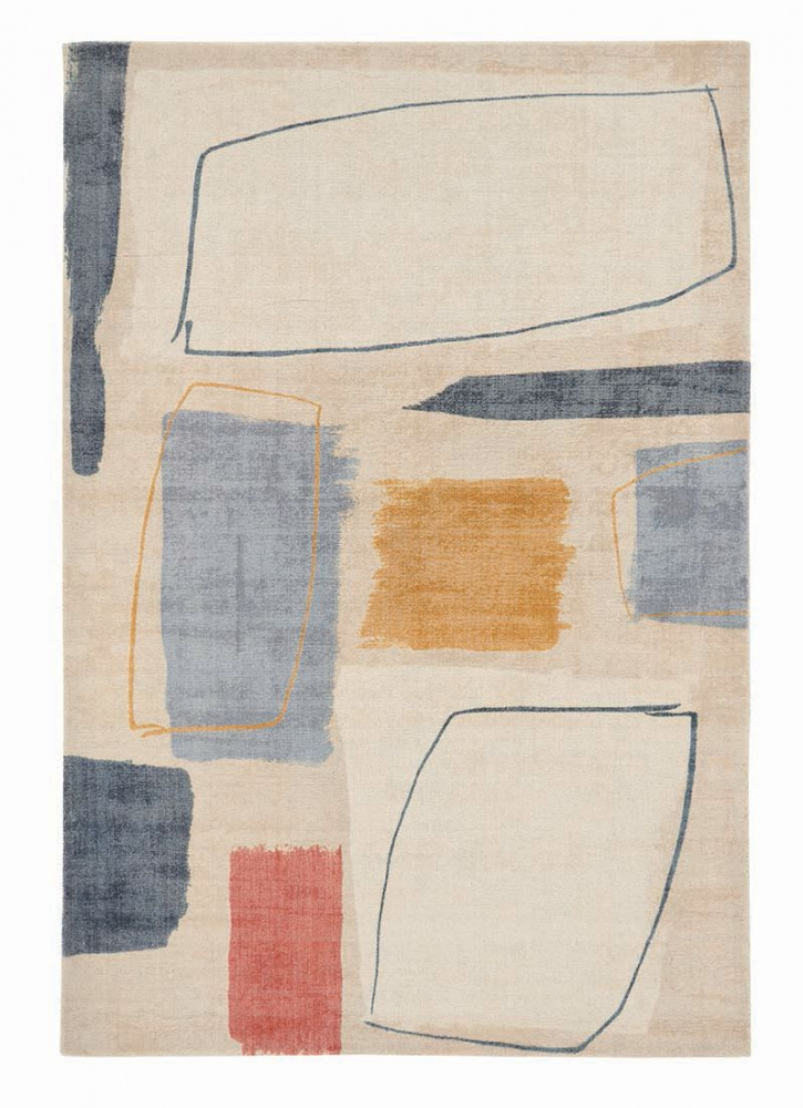 Art Amber Handloom Rug ☞ Size: 5' 3" x 7' 7" (160 x 230 cm)