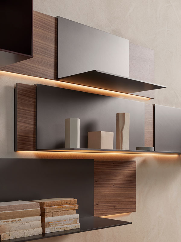 Pentagramma Italian Shelving System