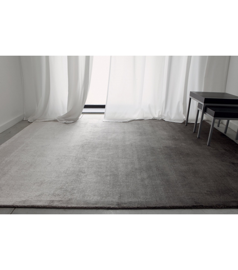 Gradient Viscose Hand-Loomed Rug