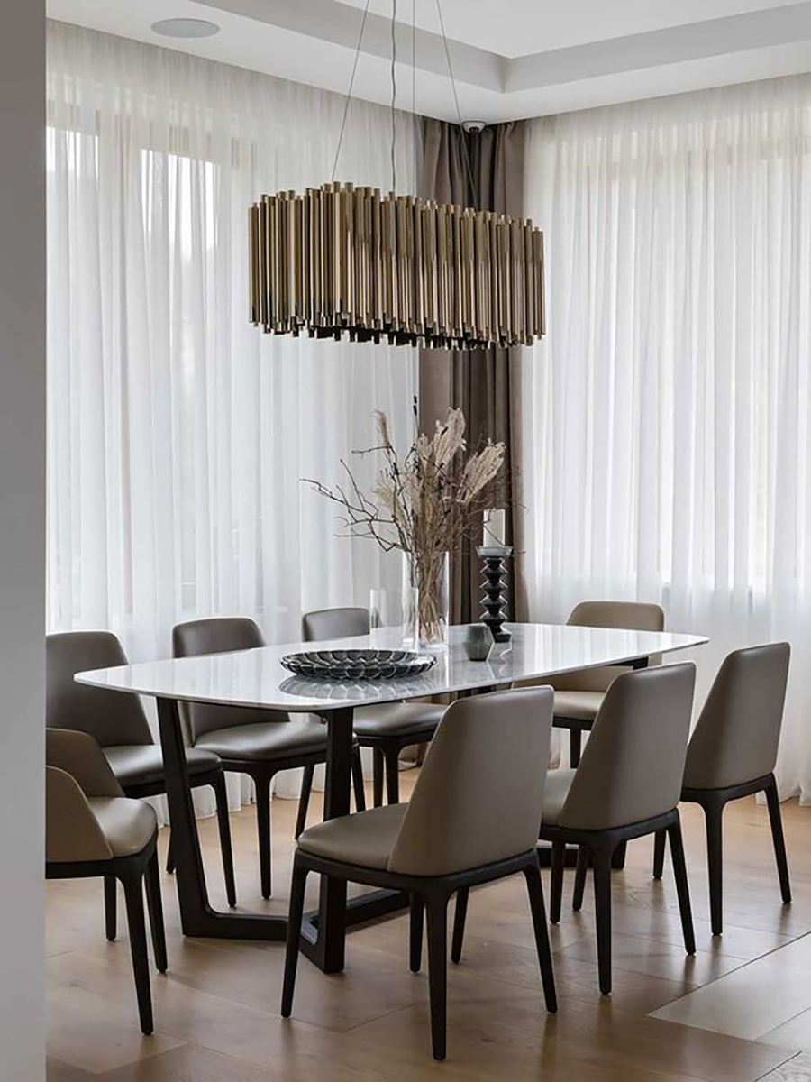 Brubeck Rectangular Suspension Lamp - 1