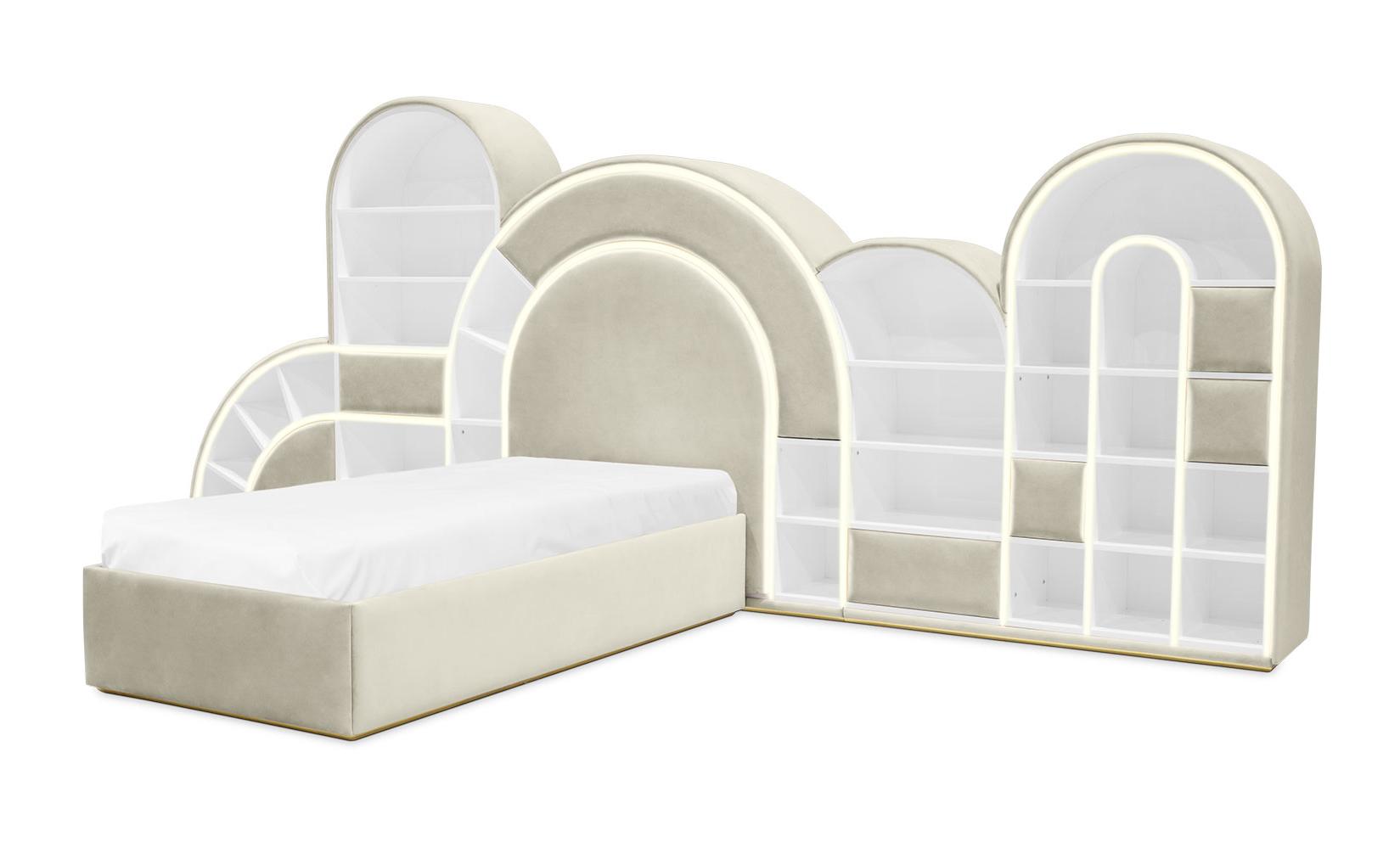 Bubblegum Marshmallow Cream Bed