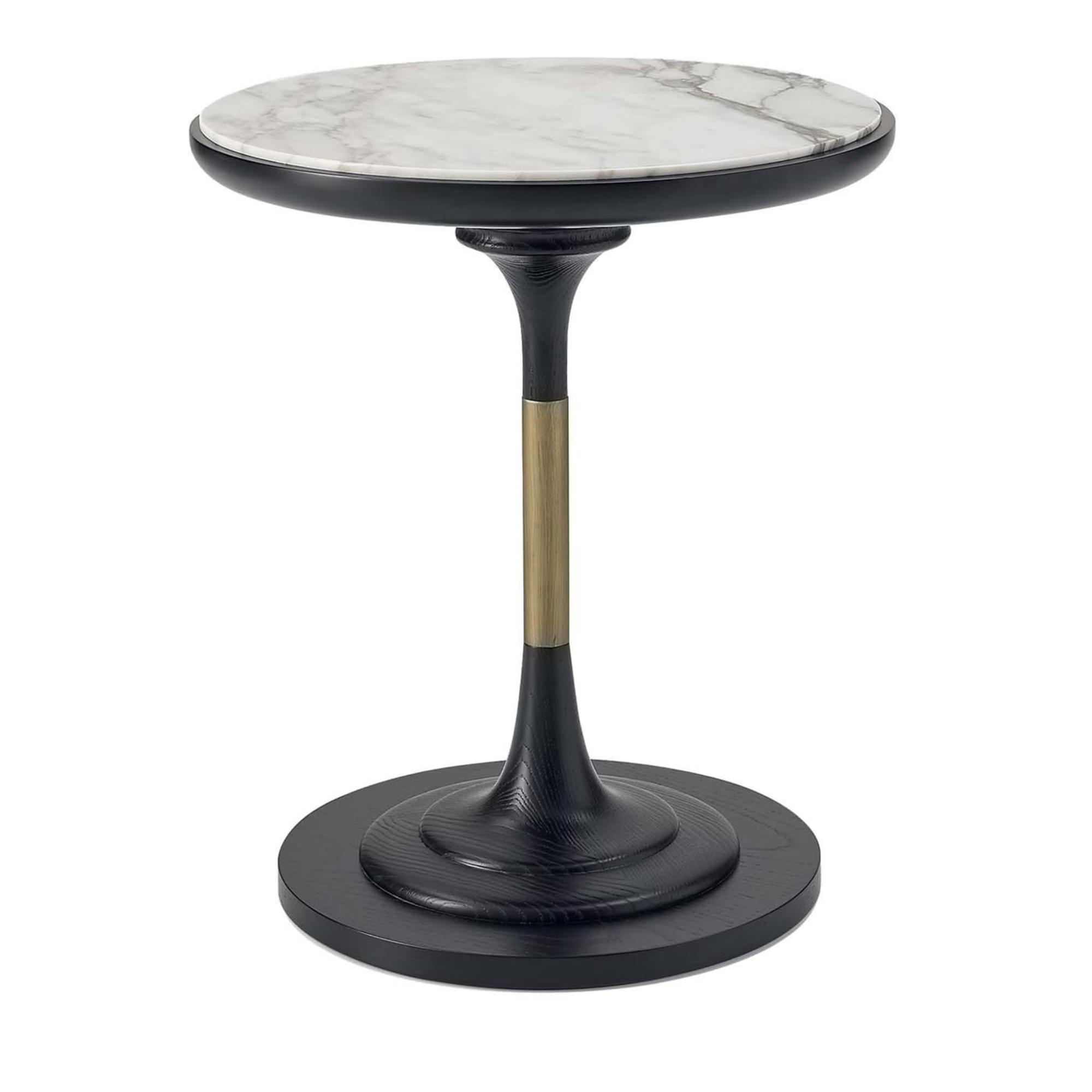 Marble-Top Side Table
