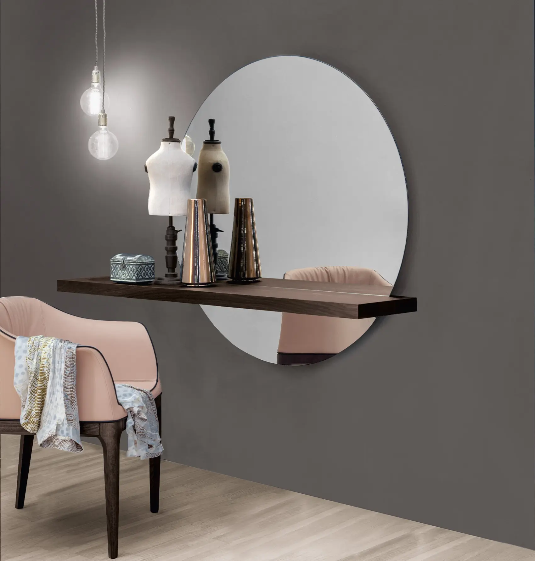Sunset Console Table with Mirror