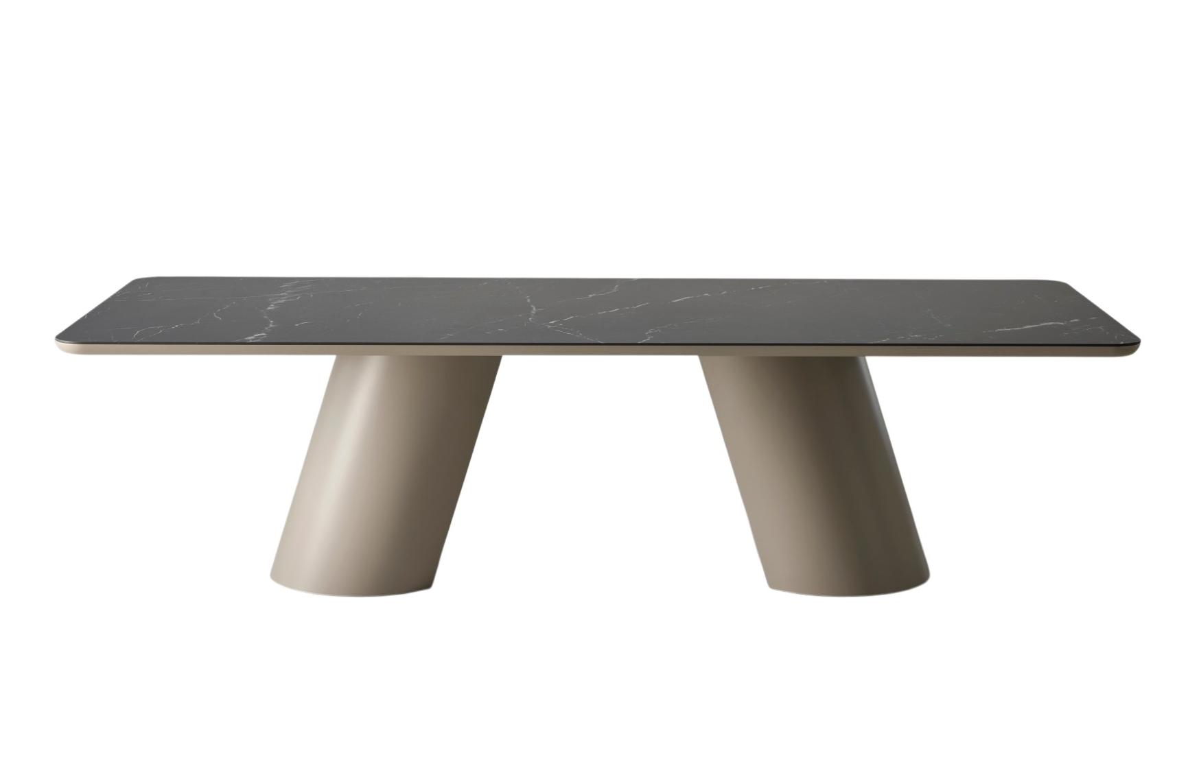 Altea Black Ceramic-Top Dining Table