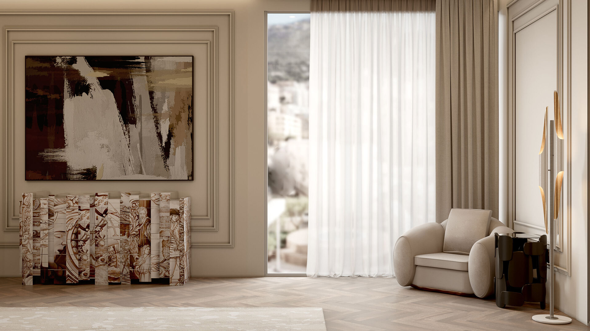 Deep-tone Floor Lamp - 3