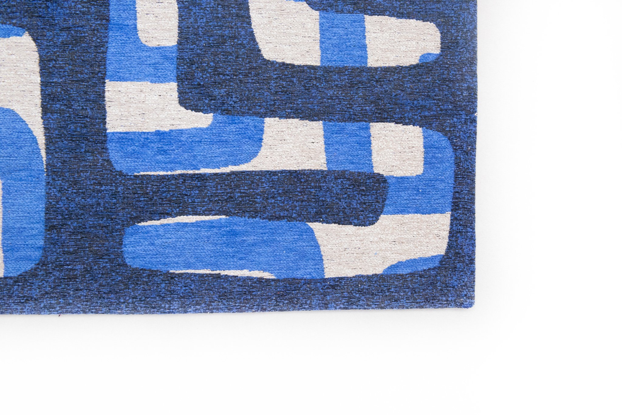 Ultramarine Modern Rug ☞ Size: 2' 7" x 8' 2" (80 x 250 cm)