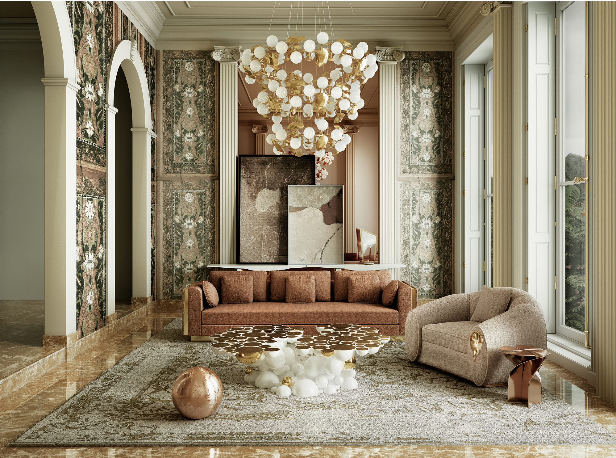 Athena Round III Suspension Lamp