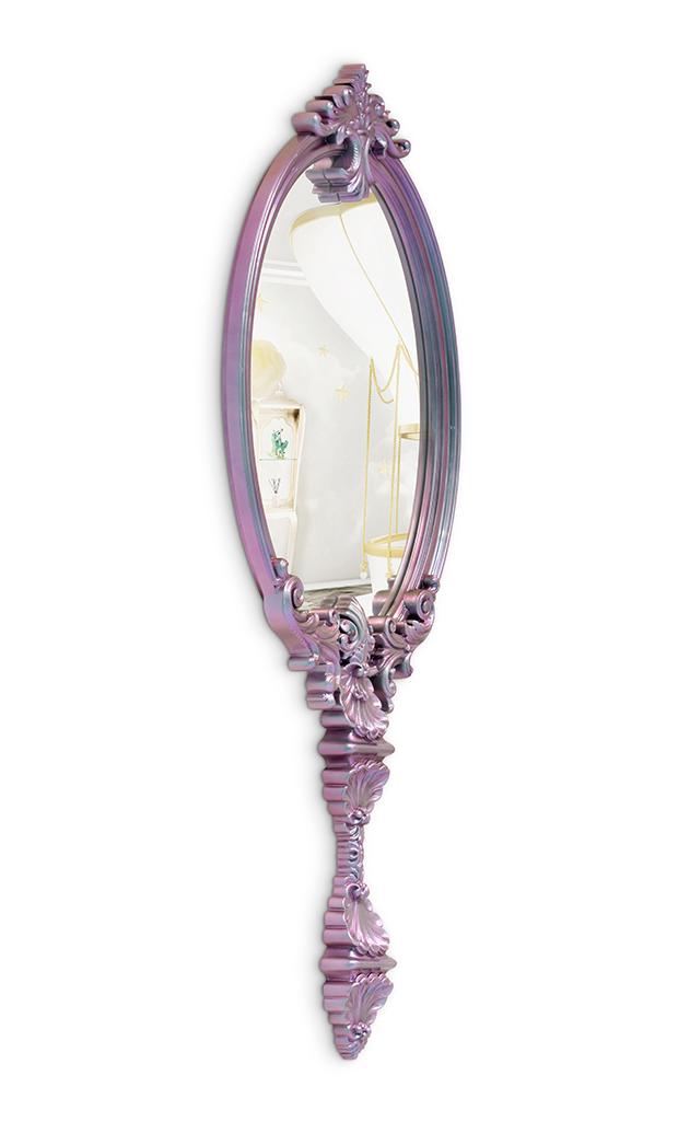 Mystic Chameleon Pink Wall Mirror