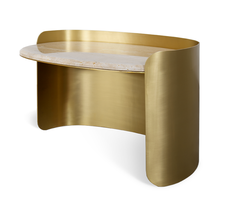 Franklin Scott Oval Side Table