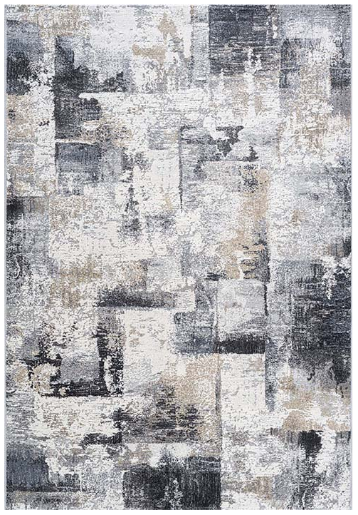Abstract Machine Woven Rug ☞ Size: 6' 7" x 9' 6" (200 x 290 cm)