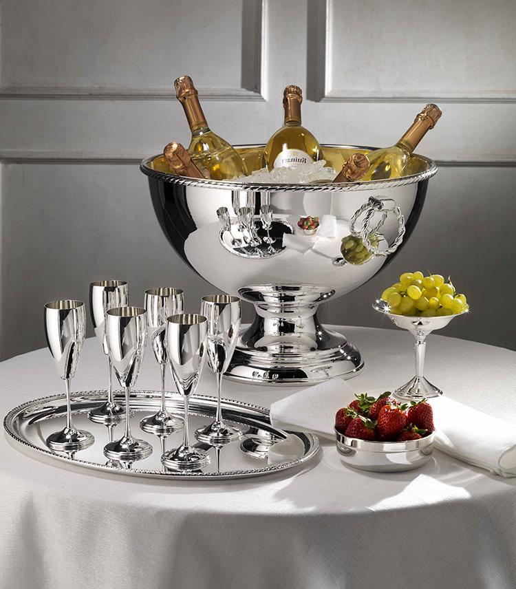 Villa Pisani Luxury Silver-Plated Pastry Stand - 4