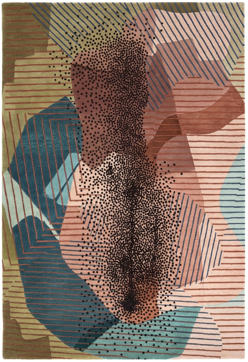 Textured Figure Artisan Rug