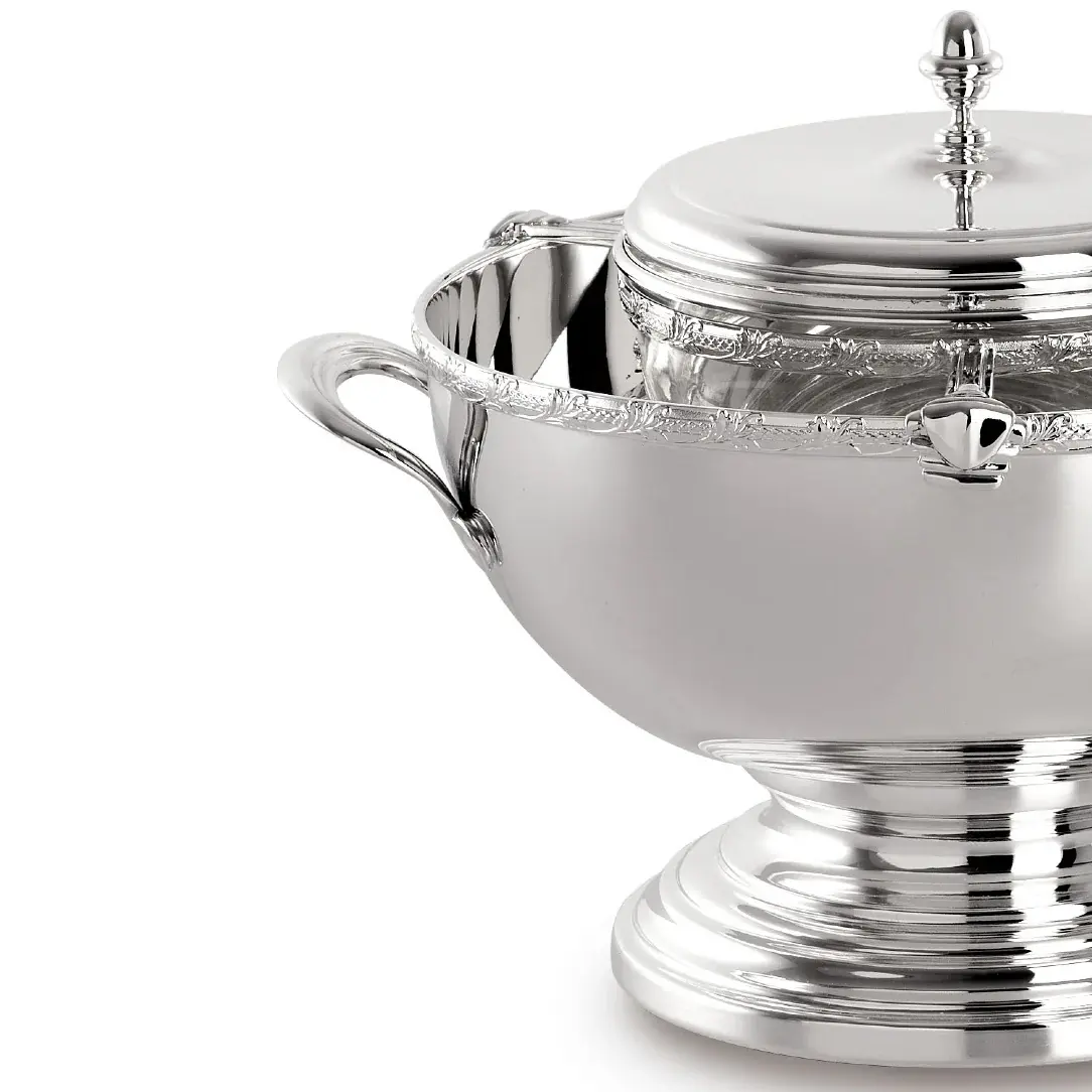 Silver-Plated Caviar Bowl