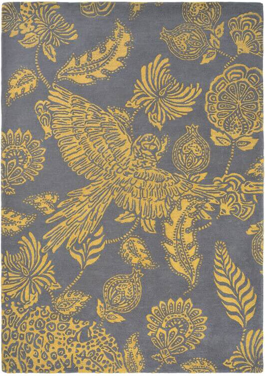 Loran Yellow Handwoven Rug