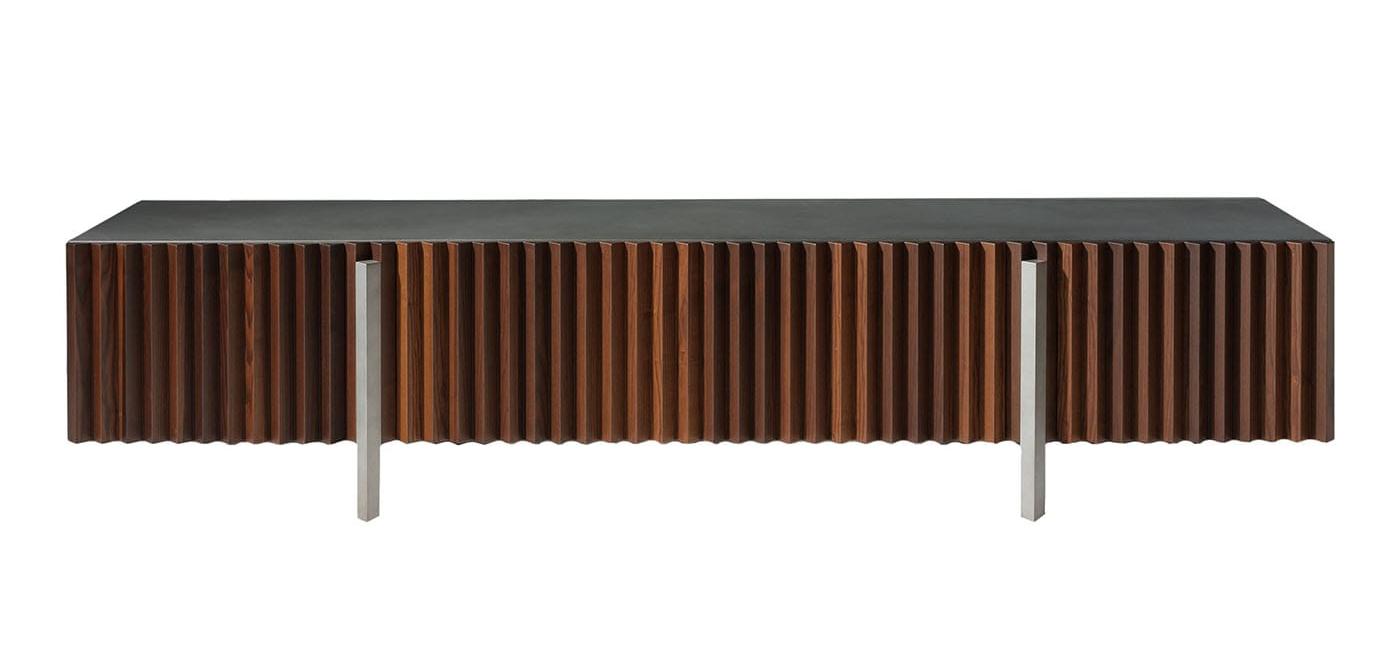 Ash Wood Brown TV Sideboard