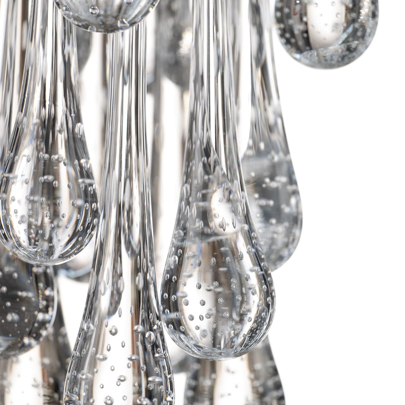 Modern Wall Sconce with Murano Glass Drops
