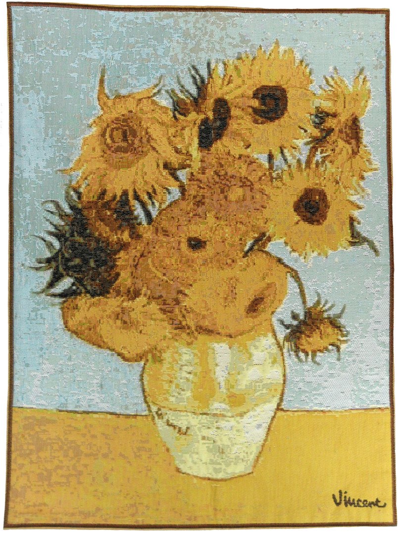 Van Gogh's Sunflowers Tapestry