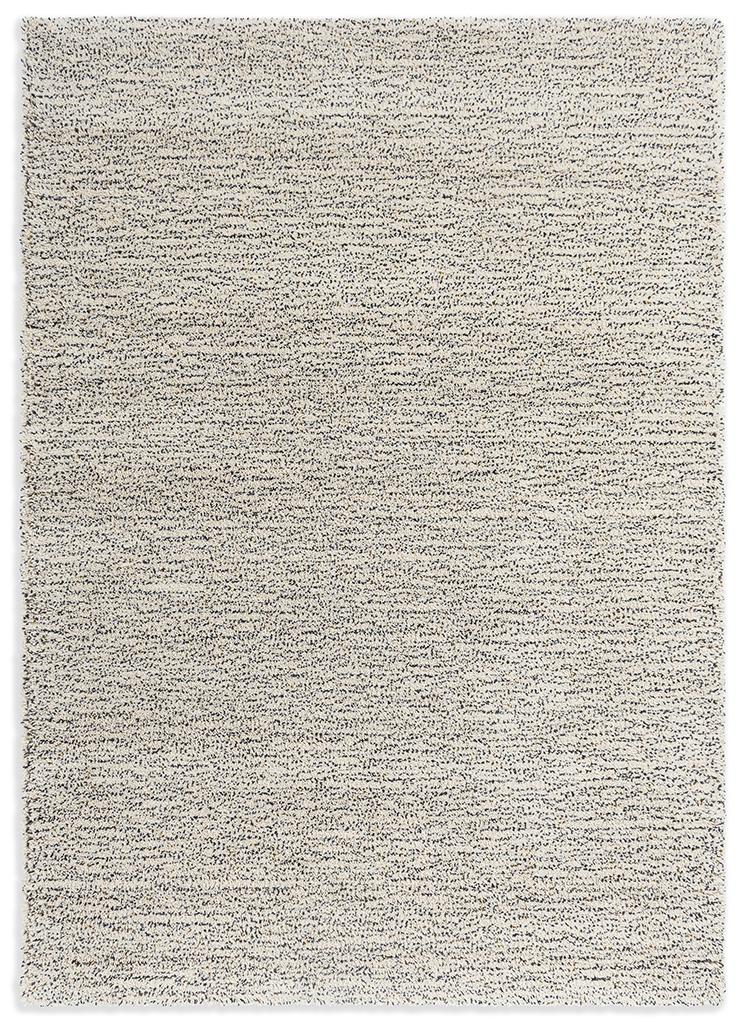 Blue/Ivory Luxury Shag Rug