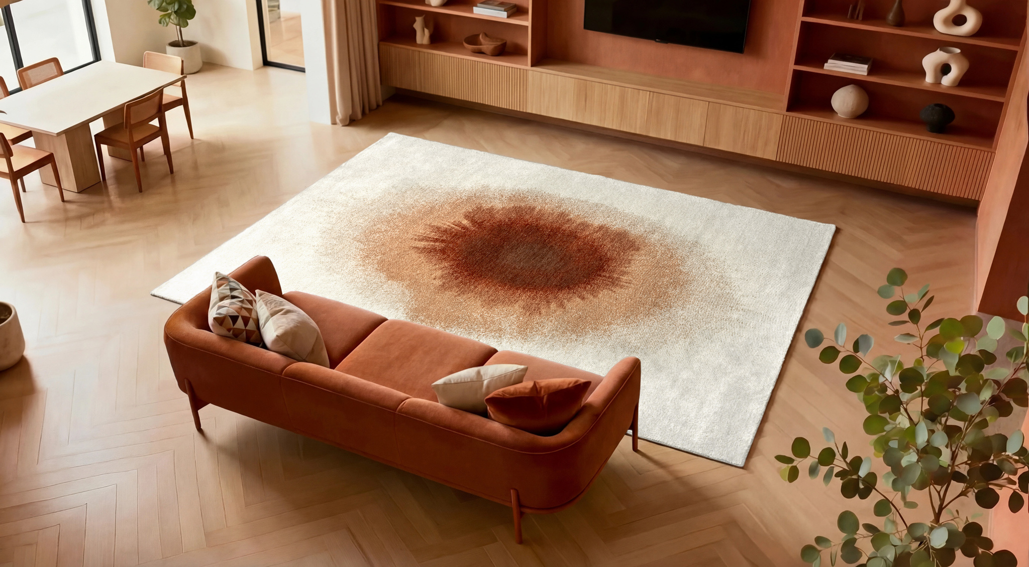 Indian Snow Rug | Size: 9' 2