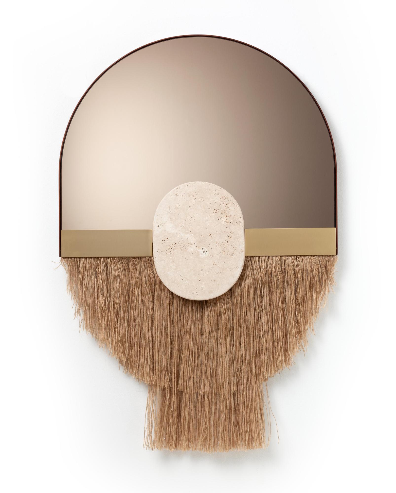 Souk Ecru Latte Decorative Wall Mirror