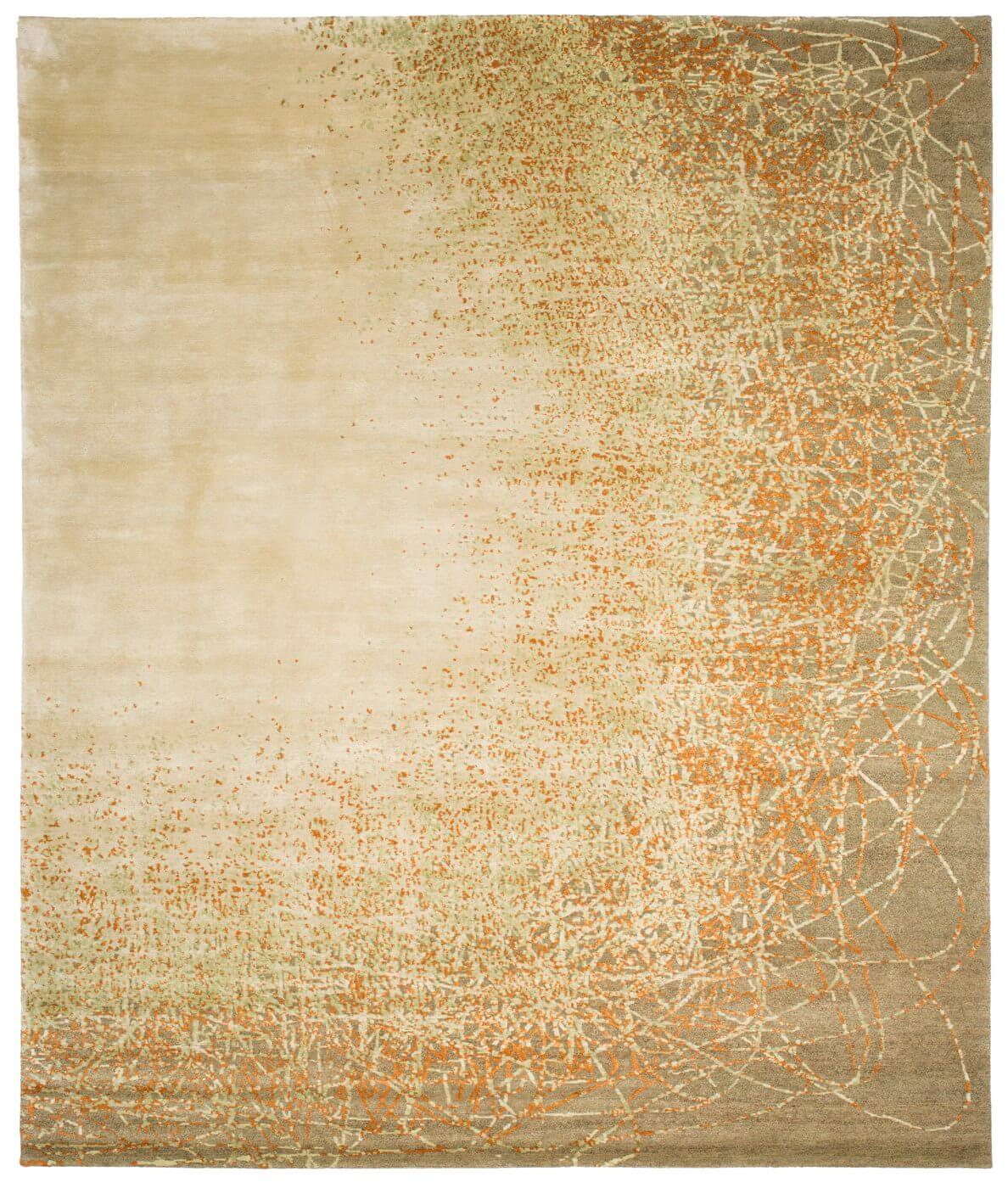 Hand-knotted Art Beige Rug