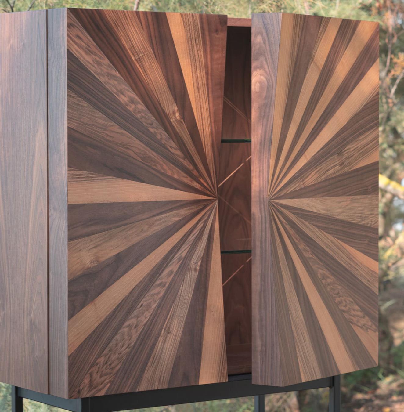 Veneered Wood Cabinet