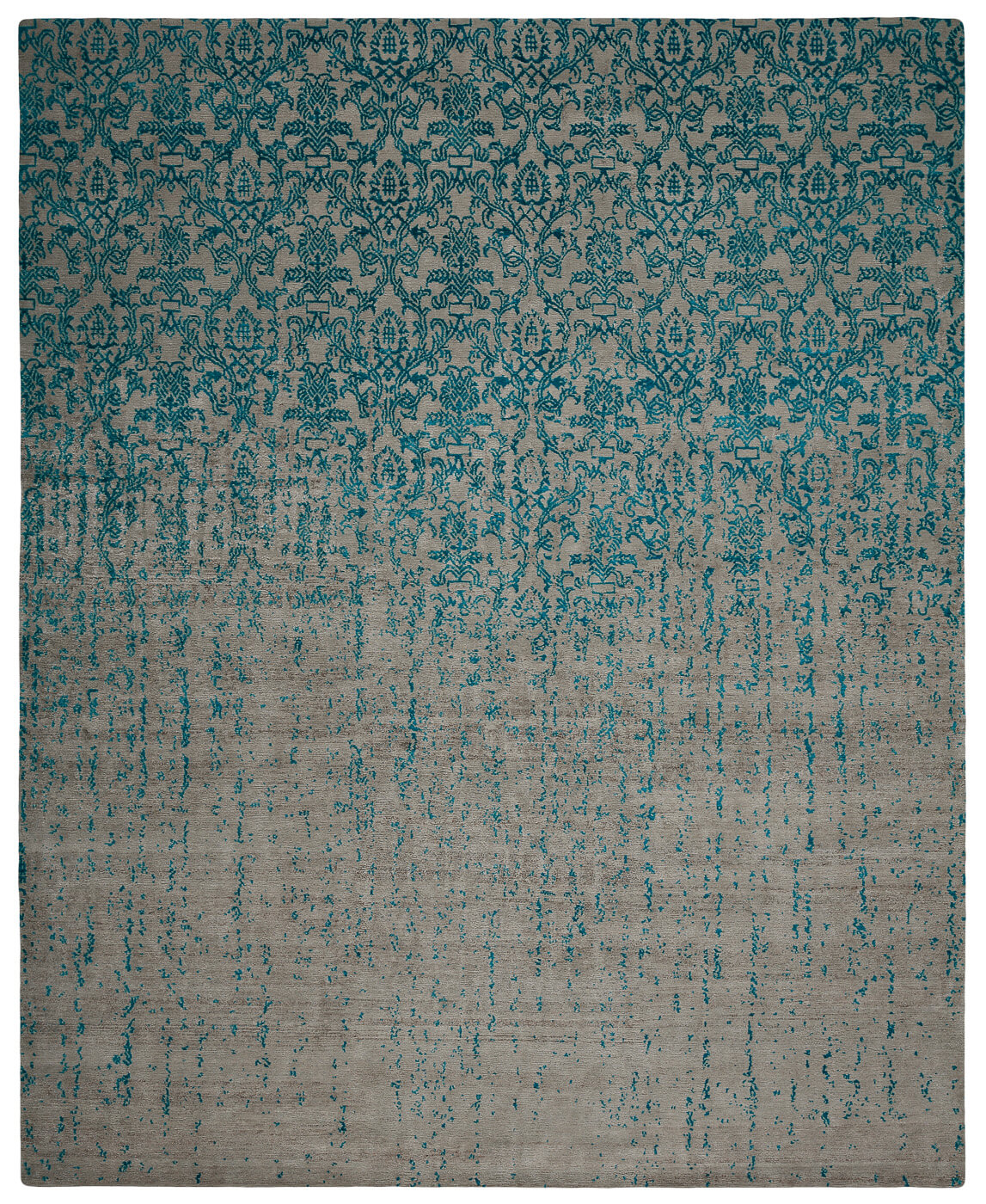 Roma Luxury Blue Hand-knotted Rug